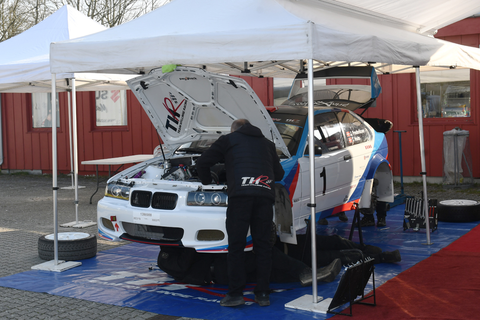 For John Frederiksen og Team Hyllinge Racing blev rallytesten i Roskilde benyttet til finjustering af den kraftfulde BMW Compact M3.
(Foto: Morten Dam - autoMOTIV/specialpress)